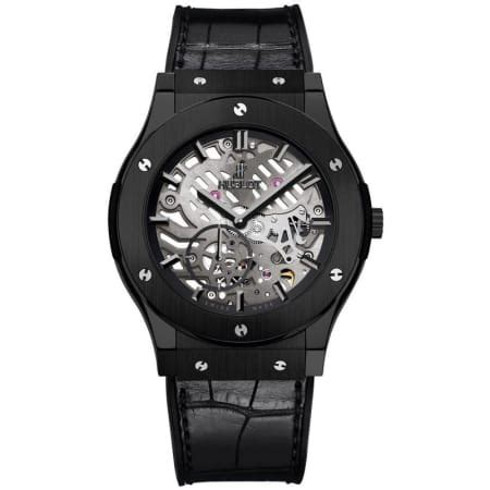 Hublot Classic Fusion Automatic Skelton Dial Black Leather